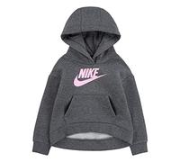 NIKE Unisex Hooded Sweatshirt, Carbon Heather, 6 Years EU