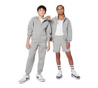 NIKE FD3004-063 K NSW CLUB FLC HD FZ LS LBR Sweatshirt Unisex DK GREY HEATHER/BASE GREY/WHITE Size M