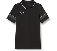 Nike Unisex Kids Academy 21 Sport Polo Shirt Black Size XS