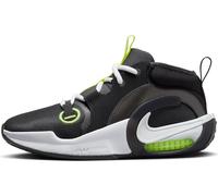 NIKE Unisex Kids Air Zoom Crossover 2 Gym Shoes, Black White Volt Anthracite, 4 UK Child