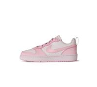 NIKE Unisex Kids Court Borough Lo Recraft Sneaker, White Pink Foam, 5 UK