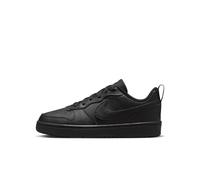 NIKE Unisex Kids Court Borough Low Recraft Sneaker, Black, 5.5 UK