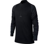 Nike Unisex Kids Dry Strike Dril Sweatshirt T-Shirt, Black (Black/Black/Anthracite/Black), (Manufacturer size: X-Large)