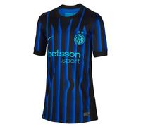 Nike Unisex Kids Inter Mailand 2025/26 Stadium Home Replika-fußballtrikot Mit Nike Dri-fit-technologie Für Ältere Kinder Replica Soccer Jersey