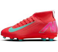 Nike Unisex Kids Jr. Superfly 10 Club Fg/Mg Football Shoe, Ember Glow Aurora Green, 3.5 UK