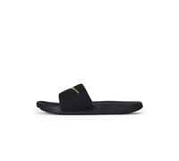 NIKE Unisex Kids Nike Kawa Slide (Gs/Ps) Beach Pool Shoes, Black Black Mtlc Gold 003, 11.5 UK Child