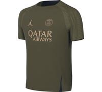 Nike Unisex Kid's PSG y nk df Strk ss top k 4th, Rough Green/Rough Green/Hemp, 10-11 Years