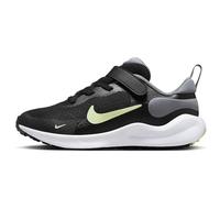 Nike Unisex Kids Revolution 7 (Gs) Road Running Shoe, Black Barely Volt Smoke Grey W, 5 UK