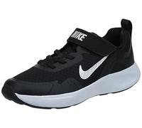 NIKE Unisex Kids Wearallday (Td) Running Shoe, Black White, 6.5 UK Child