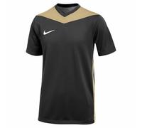 NIKE Unisex Kid's Y Nk Df Prk Drb Iv JSY Ss Short Sleeve top, Black/Jersey Gold/White, 8-9 Years