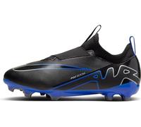 NIKE Unisex Kids Zoom Vapor 15 Academy Fg/Mg Sneaker, Black Chrome Hyper Royal, 1.5 UK