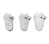 NIKE Unisex Little Kids' Dri-fit Cushioned No-show 3 Pack SOCKS, White