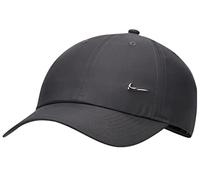 Nike Unisex Metal Swoosh H86 Cap, Black/Metallic Silver, One Size