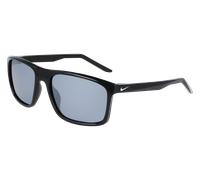 Nike Unisex Nike 010 Sunglasses Bio-inject Black Silver Squared Polarized Polarized