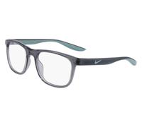 Nike Unisex NIKE 7037 034 Optical frames Plastic Grey Geometric Photochromatic