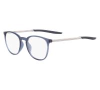 Nike Unisex NIKE 7280 422 Optical frames Plastic Blue Geometric Normal Photochromatic