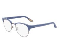 Nike Unisex NIKE 8402 458 Optical frames Blue Round Normal