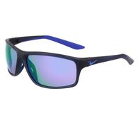 Nike Unisex NIKE ADRENALINE 22 M DV2155 451 Sunglasses Plastic Blue Violet Squared Mirrored