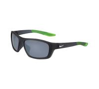 Nike Unisex NIKE BRAZEN BOOST CT8179 021 Sunglasses Plastic Grey Silver Squared Normal Flash