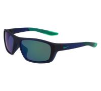 Nike Unisex NIKE BRAZEN BOOST M FJ1978 451 Sunglasses Plastic Blue opaque Green Squared Mirrored Normal