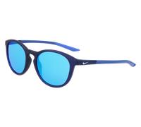 Nike Unisex NIKE EVOLUTION M DZ7362 410 Sunglasses Plastic Blue opaque Blue Round Photochromatic