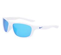 Nike Unisex NIKE LYNK M FD1817 100 Sunglasses Bio-inject White Blue Squared Normal Photochromatic