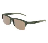 Nike Unisex Nike NIKE RADEON WARE IR4369X 325 Sunglasses Bio-injected Green Brown Squared Normal
