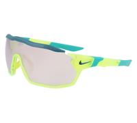 Nike Unisex Nike NIKE SHOW X RUSH E DZ7369 702 Sunglasses Plastic Yellow Brown Mask Mirrored