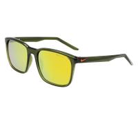 Nike Unisex NIKE RAVE P FD1849 222 Sunglasses Bio-inject Green Yellow Squared Polarized