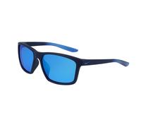 Nike Unisex NIKE VALIANT M CW4642 410 Sunglasses Plastic Blue Blue Squared Mirrored