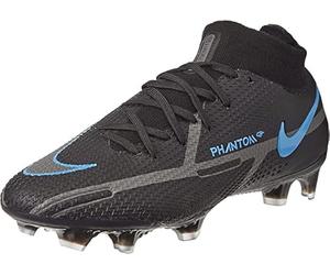 NIKE Unisex Phantom Gt2 Dynamic Fit Elite Fg Football Shoes, Black Dk Smoke Grey Summit White, 8.5 UK
