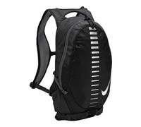 Nike Unisex Run Commuter Backpack (Black/Silver) - One Size