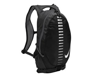 Nike Unisex Run Commuter Backpack (Black/Silver) - One Size