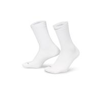 Nike Unisex Running Lightweight Crew Socks (1 Pair), White/Black/Pure Platinum, Size L, Men White/Black/Pure Platinum