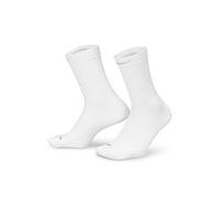 Nike Unisex Running Lightweight Crew Socks (1 Pair), White/Black/Pure Platinum, Size M, Men White/Black/Pure Platinum