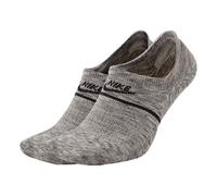 Nike Unisex Snkr Sox No-show Breathable Socks 2 Packs Grey Gray CU0692-012 S
