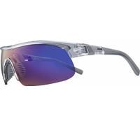 Nike Unisex Sunglasses, Shiny Wolf Grey/Blue Mirror, One Size