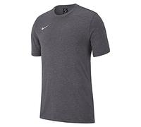 NIKE Unisex Team Club 19 Tee Kids Short Sleeve Shirt, Grigio_bianco, S EU