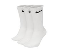 Nike Unisex Tennis Socks, 3er Pack - Cushioned - Training Crew Socks, One Color