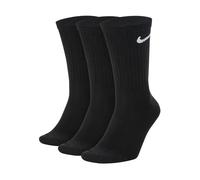 Nike Unisex Tennis Socks, 3er Pack - Cushioned - Training Crew Socks, One Color