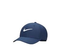 Nike Unisex Structured Swoosh Golf Cap, Mens, Midnight navy/white, Small/medium | American Golf