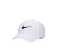 Nike Unisex Training Structured Swoosh Cap, White/Black, Size L, Men White/Black