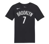 NIKE Unisex Tshirt NBA Jersey Brooklyn - (Black, 12-13 Years)
