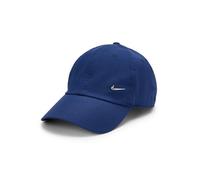 NIKE FB5372-410 U NK DF Club Cap U CB MTSWSH L Hat Unisex Adult Midnight Navy/Metallic Silver Size S/M