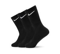 Nike Everyday Lightweight Training Crew Socks (3 Pairs) L 8-11 Black/White