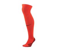 NIKE Unisex U Nk Matchfit Knee High - Team 20 Socks, Bright Crimson Bright Crimson (Black), S UK
