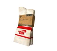 Nike Unisex White Red Socks 3 PAIRS Dri-FIT Everyday Essential Crew £22 M UK 5-8
