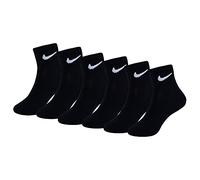 NIKE Unisex Young Athletes Baby Boys 6-pack Us Shoe Size 7c-10c(sock 4-5) SOCKS, Black