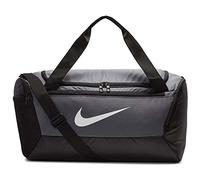 Nike Unisex's Brasilia - 9.0 Duffel Bag (Small), Flint Grey/Black/White, One size