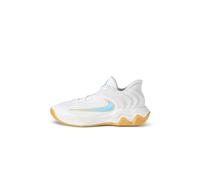 Nike Unisex's Giannis Immortality 4 Basketballschuh Basketball Shoe, White Coconut Milk Aquarius Blue, 8 UK